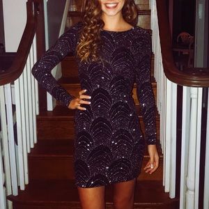 Sparkly Black/gold/silver dress